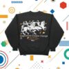 Online Ceramics Merch Store Inspiration Creates Change Off-Black Fleece Sweatshirt