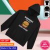 Ozject Media Merch Store Burgers Are My Safe Food Unisex Premium Hoodie