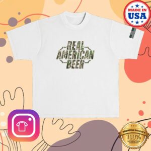 Real American Beer Merch Store Rab Camo Crew Shirt