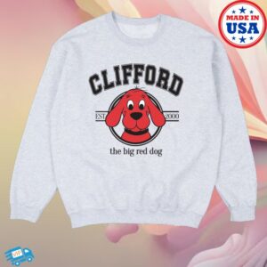 kenny Retrokid Merch Store Clifford The Big Red Dog Classic Sweatshirt