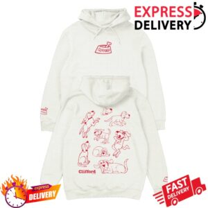 kenny Retrokid Merch Store Clifford The Big Red Dog Hoodiess