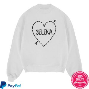 Selena Gomez Merch Shop Pierced Heart Selena Sweatshirt