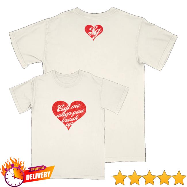 Selena Gomez Store Merch Call Me When You Break Up T-Shirt 4 Selena Gomez Store Merch Call Me When You Break Up T-Shirt