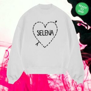 Selena Gomez Store Merch Pierced Heart Selena Crewneck
