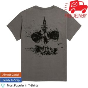 Slipknot Merch Store Skull Grey Shirt