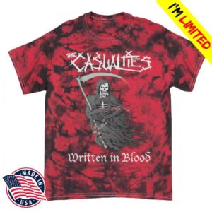 The Casualties Merch Shop Written In Blood T-Shirt