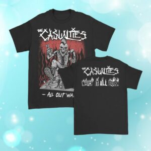 The Casualties Merch Store All Out War Shirt