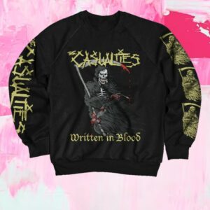 The Casualties Merch Store Written In Blood Crewneck Sweatshirt