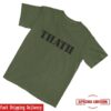 The Head And The Heart Merch Thath Army Green Tee