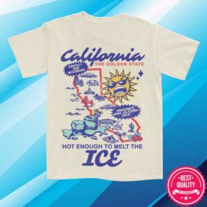 The Lost Bros Store Merch Shop Hot Enough To Melt The Ice Tee California Variant
