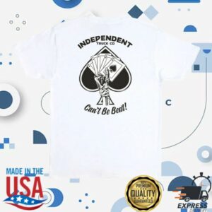 The Source Snowboard & Skate Merch Store Independent Royal Flush Shirt White