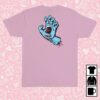 The Source Snowboard & Skate Merch Store Santa Cruz Screaming Hand Shirt Light Pink