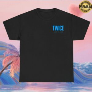 Twice Tour Store Twice Tour Merch Black Tour Dates Tee