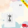 Twice Tour Store Twice Tour Merch White Tour Dates Tee