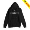 Wallows Merch Store Angel Zip Hoodie Black