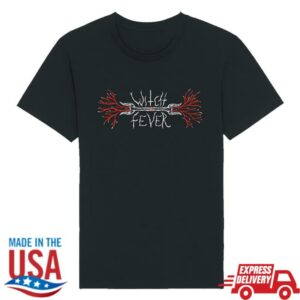 Witch Fever Store Merch Shop Heretic Fork Black T-Shirt
