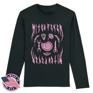 Witch Fever Store Merch Shop Mirrored Sweatshirt With Pink Print