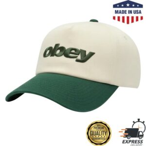 Zebraclub Merch Obey Delta 5 Panel Snapback
