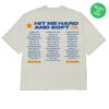 Billie Eilish Store Merch Lean Hit Me Hard And Soft The Tour 2024 White T-Shirt