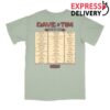 Dave Matthews Band Store Shop Merch Store Dave & Tim 2026 Mexico Setlist Tee