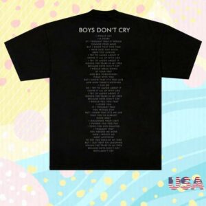 kenny sau The Cure Merch Shop Boys Don't Cry Black Tee