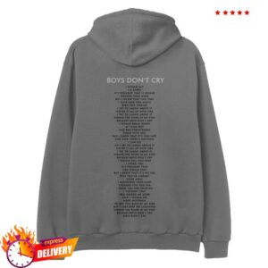 The Cure Merch Shop Boys Don't Cry Grey Hoodie