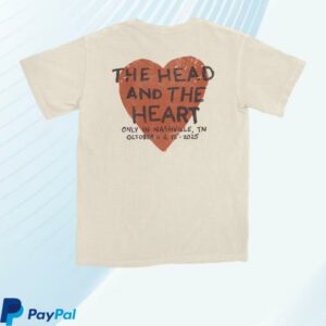 The Head And The Heart Store Merch Shop Thath Nashville Event Tee