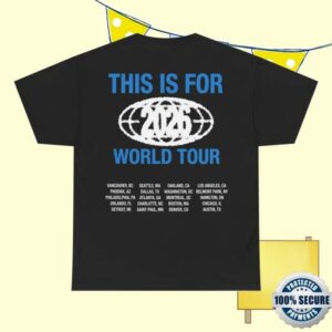 Twice Tour Merch Store Shop Black Tour Dates Tee