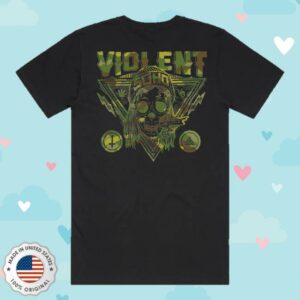 24Hundred Store Merch Camo Blazin Skull Shirt