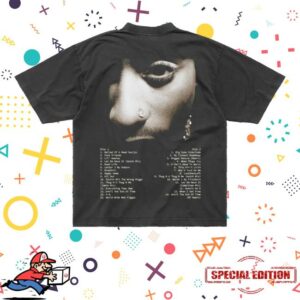 2Pac Store Merch World Wide Washed Black Shirt
