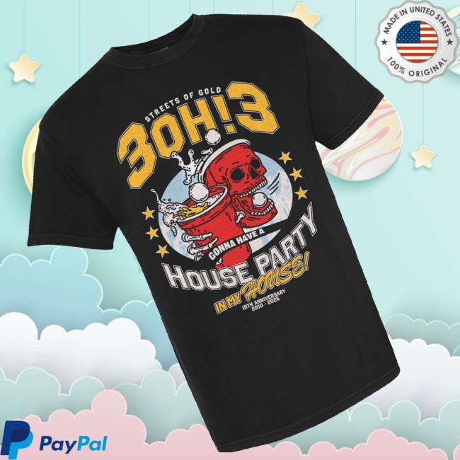 3Oh3 Merch Shop House Party Shirt 4 3Oh3 Merch Shop House Party Shirt