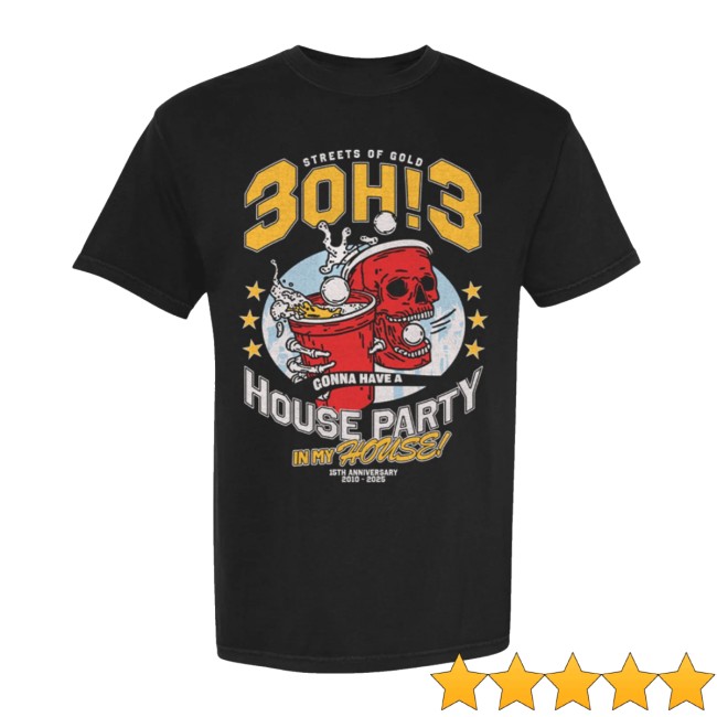 kenny 3Oh3 Merch Store House Party Shirt kenny 3Oh3 Merch Store House Party Shirt