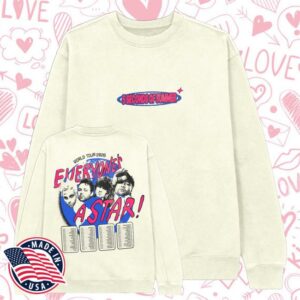 5 Seconds Of Summer Shop Merch Store Everyone's A Star Logo Natural Sweater
