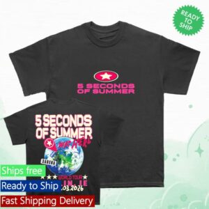 5 Seconds Of Summer Store Shop Merch Store Everyone's A Star! Dublin Event Tee