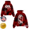 A Day To Remember Merch Store Last Chance To Dance Tie Dye Hoodie Red-Black