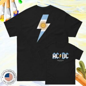 Acdc Merch Shop Argentina Pwr Up Tour T-Shirt