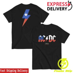 Acdc Store Merch Chile Pwr Up Tour Shirt