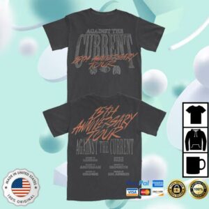Against The Current Store Merch Tour Shirt