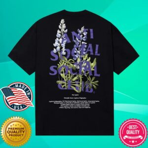 Anti Social Social Club Merch Store Lupine Premium Shirt Black