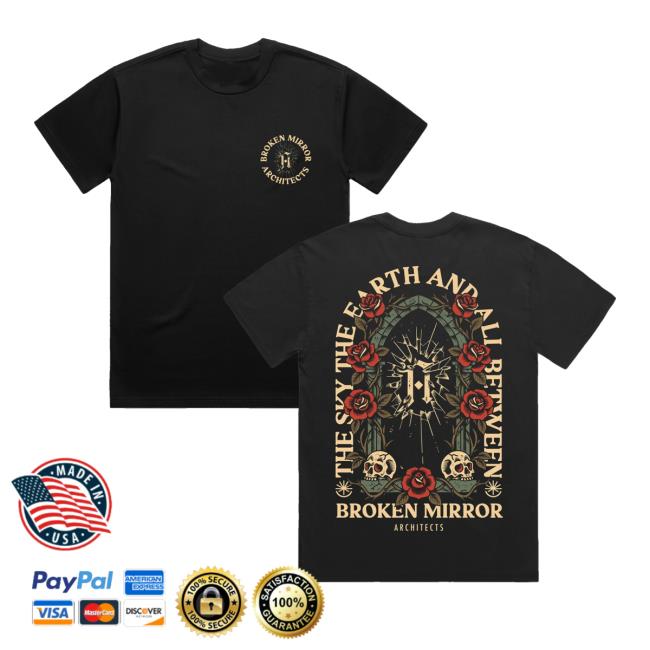 Architects Store Merch Broken Mirror Black Shirt 5 Architects Store Merch Broken Mirror Black Shirt