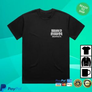 Architects Store Merch Broken Mirror Heavens Black Shirt