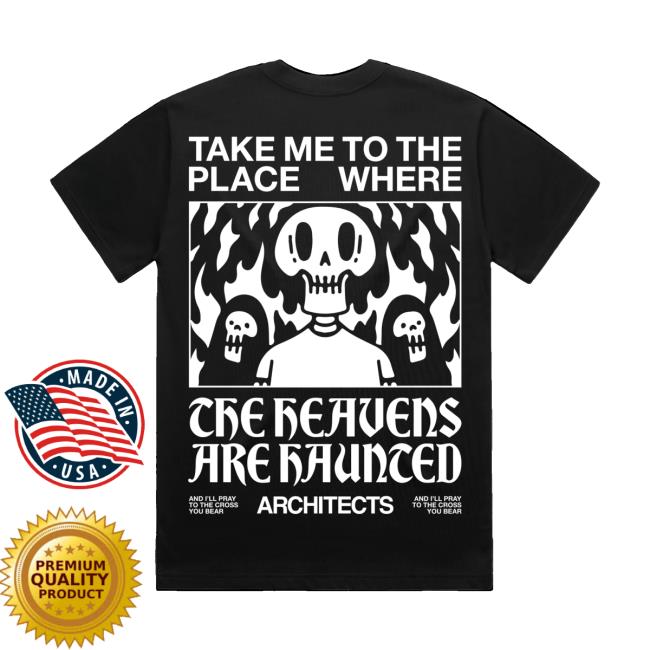 Architects Store Merch Broken Mirror Heavens Black Shirt 4 Architects Store Merch Broken Mirror Heavens Black Shirt