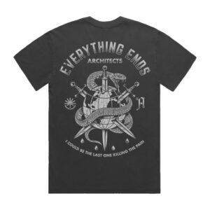 Architects Store Merch Everything Ends Globe Black Shirt