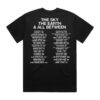 Architects Store Merch Tste&Ab Na 2025 Tour Shirt
