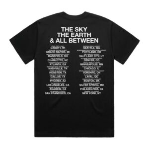 Architects Store Merch Tste&Ab Na 2025 Tour Shirt