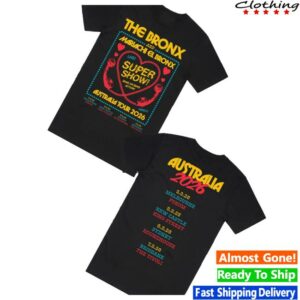 kenny Artist First Merch Store The Bronx Super Show Tour Shirt Blacks
