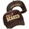 Ashley Mcbryde Merch Shop Brown 'Do It Scared' Foam Hat 1 Ashley Mcbryde Merch Shop Brown 'Do It Scared' Foam Hat