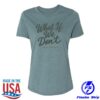 Ashley Mcbryde Merch Shop What If We Don't Blue Tee Shirt