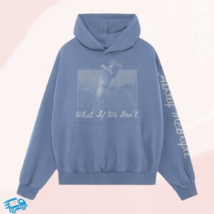 Ashley Mcbryde Merch Store Blue What If We Don't Hoodie