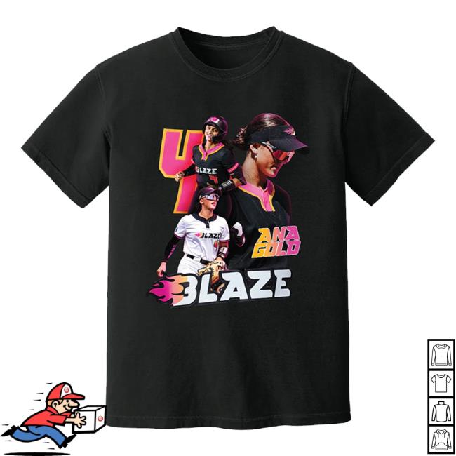 Aupro Sports Merch Shop Blaze Ana Gold Tee 2 Aupro Sports Merch Shop Blaze Ana Gold Tee